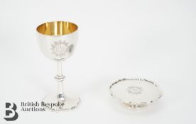 Silver Travelling Goblet and Paten