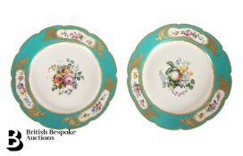 Two 18th Century French Sevres Cabinet Plates