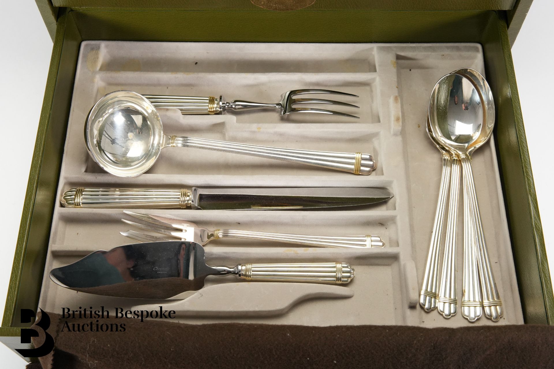 Christofle Silver Plated Flatware - Image 9 of 14