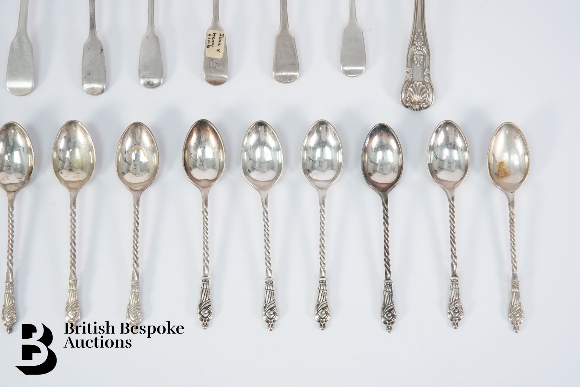 Collection of Silver Mustard Spoons - Image 3 of 5