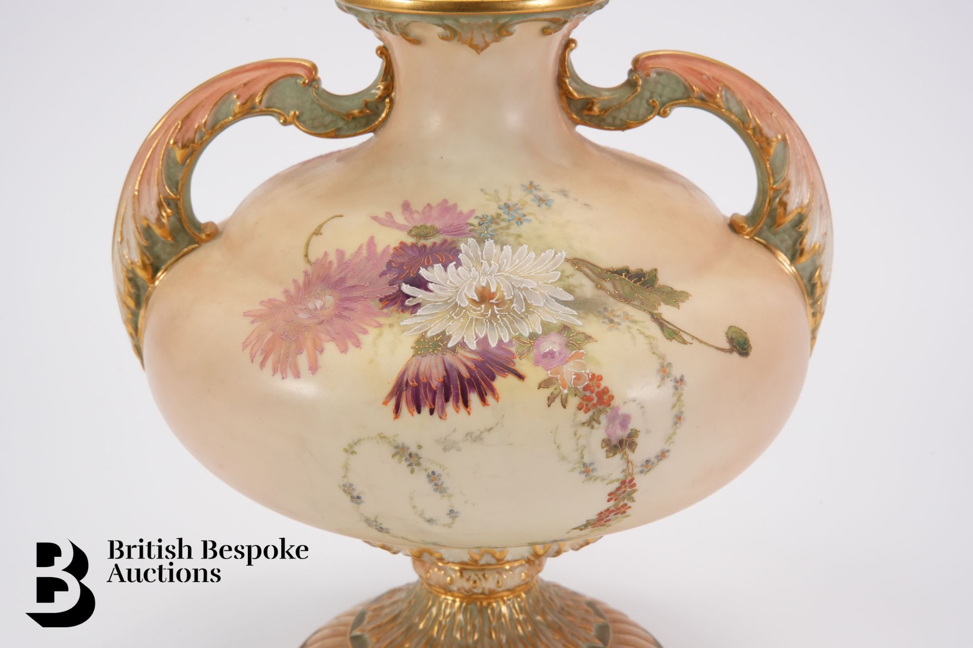 Royal Worcester Blush Ware Vase - Image 3 of 7