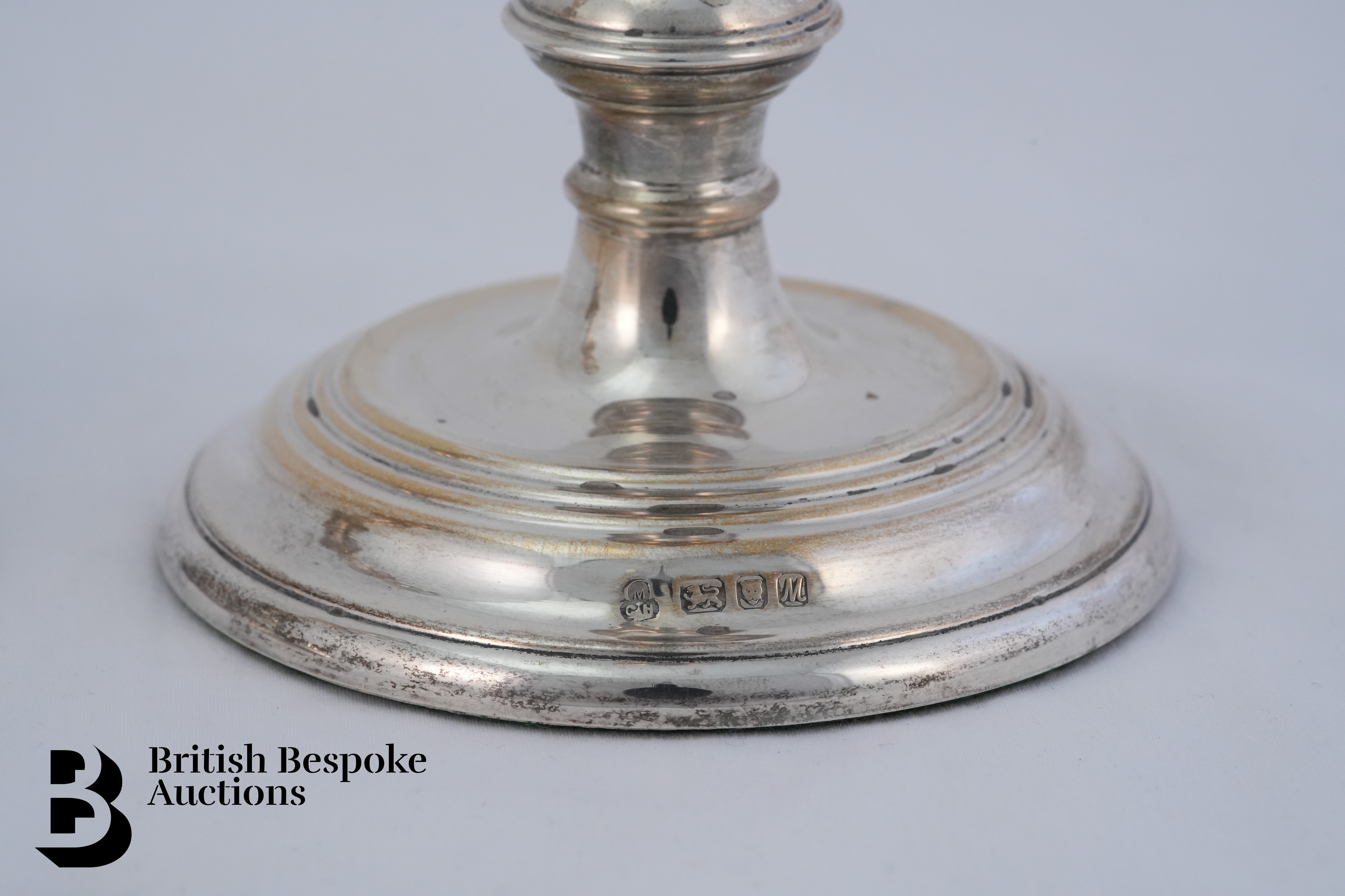 20th Century Silver Candlesticks - Image 3 of 3