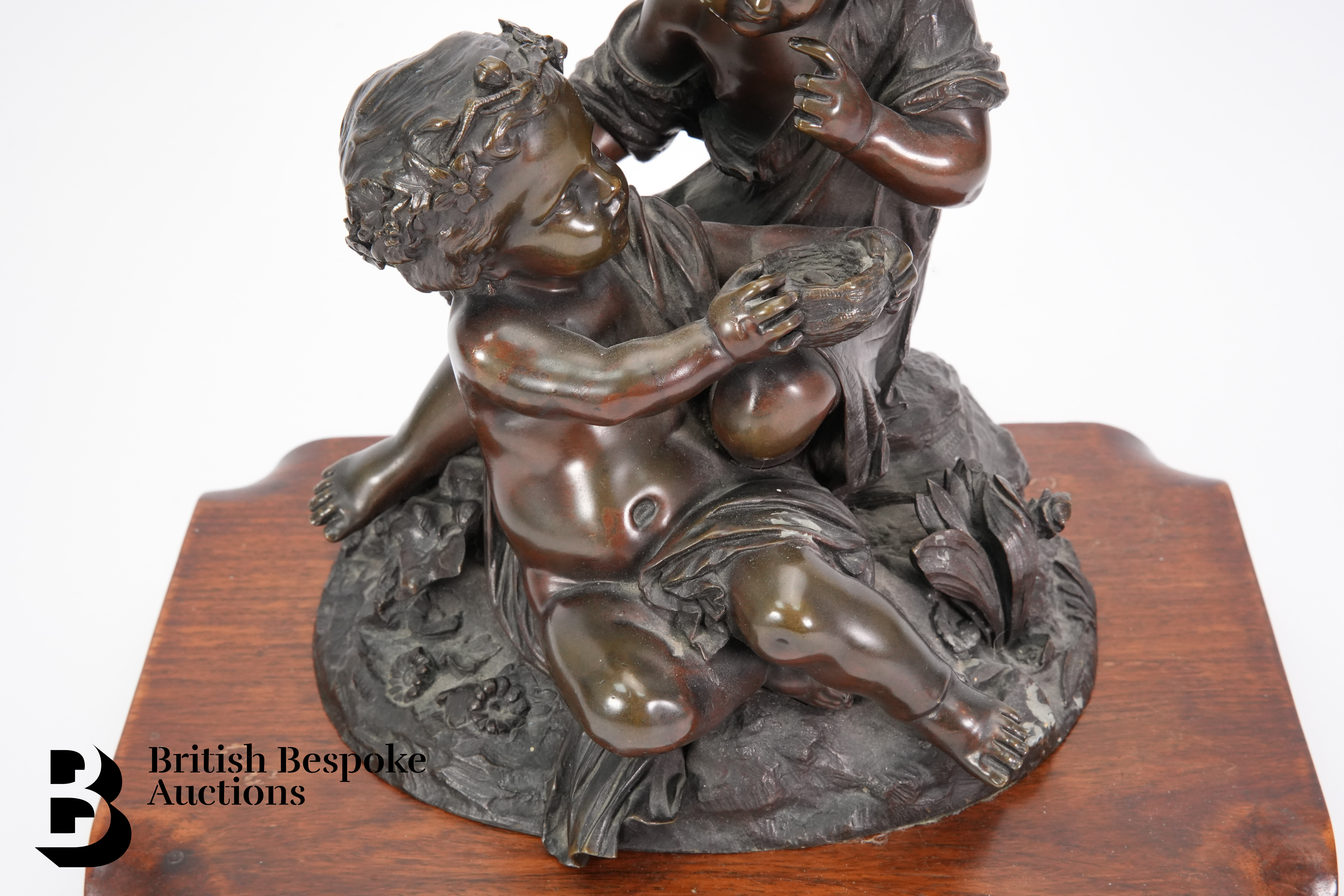 Bronze Figural Group - Image 3 of 7