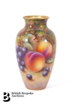 Royal Worcester Fallen Fruits Vase