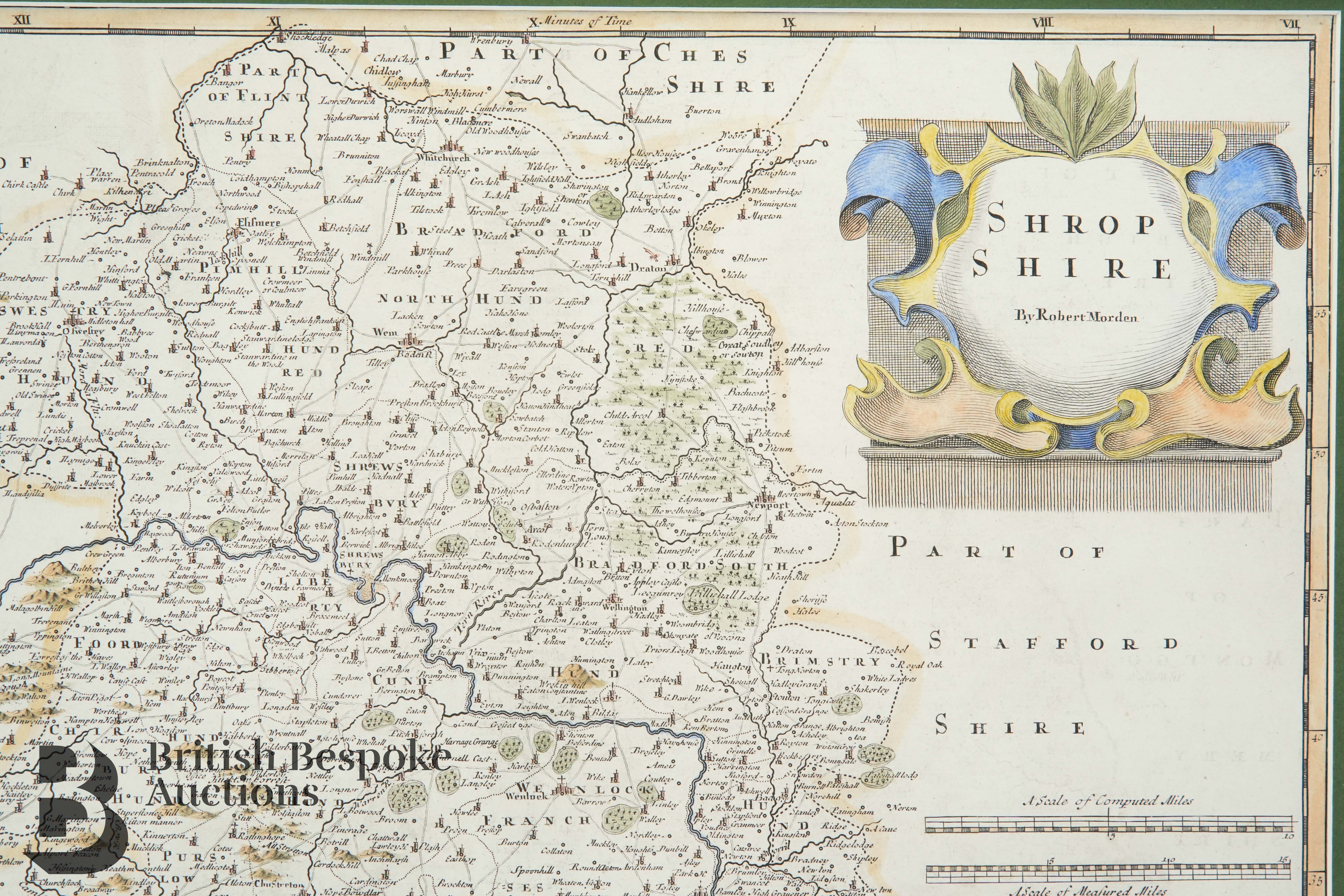 Three Antique Robert Morden Maps - Image 9 of 10