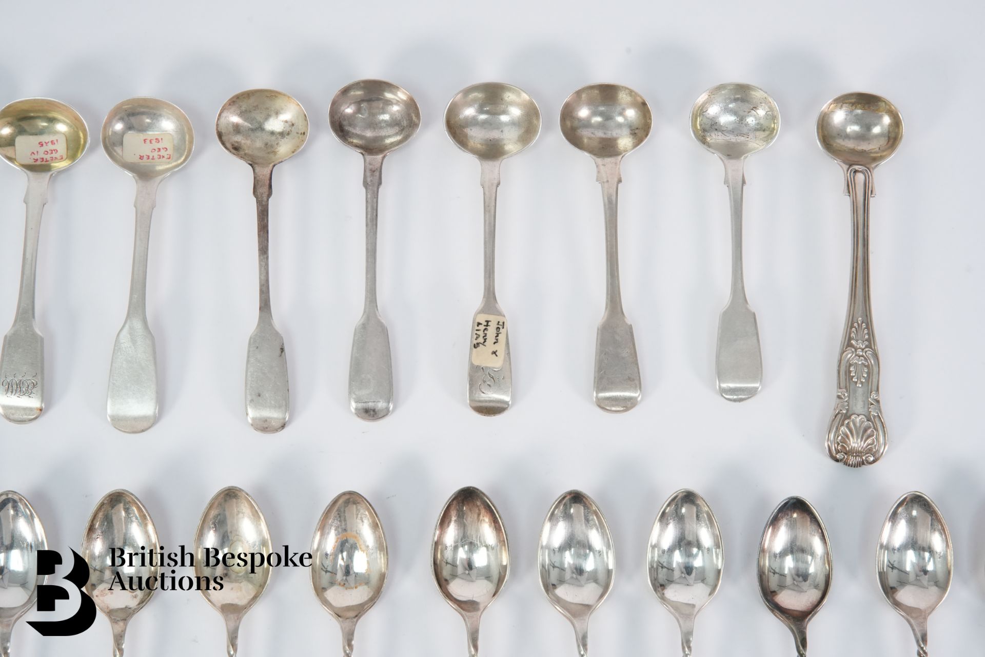 Collection of Silver Mustard Spoons - Image 5 of 5