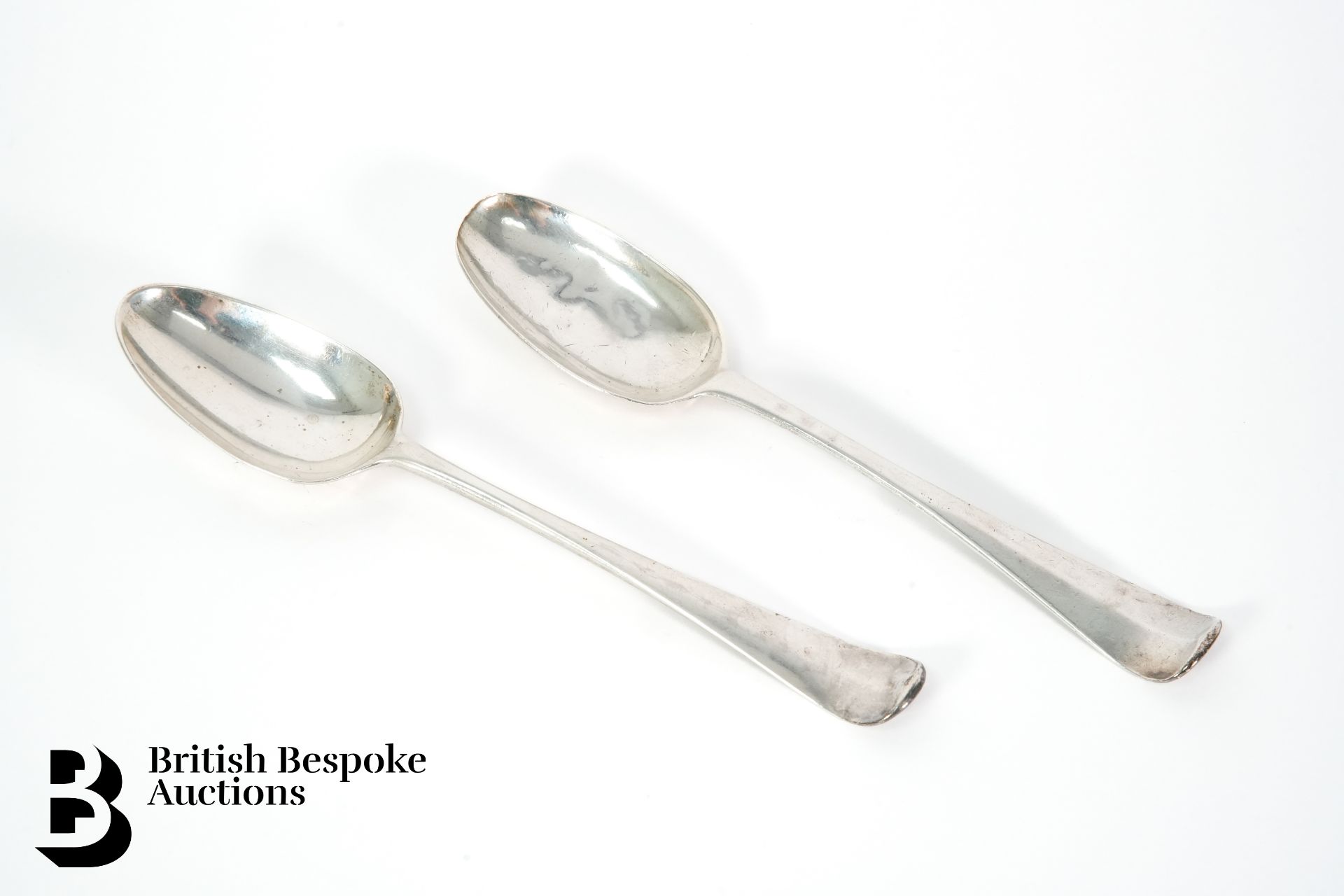 Two 18th Century Silver Tablespoons
