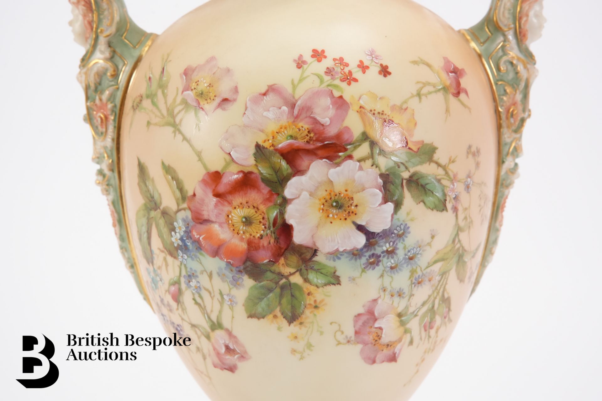Royal Worcester Blush Ware Vase - Bild 7 aus 10