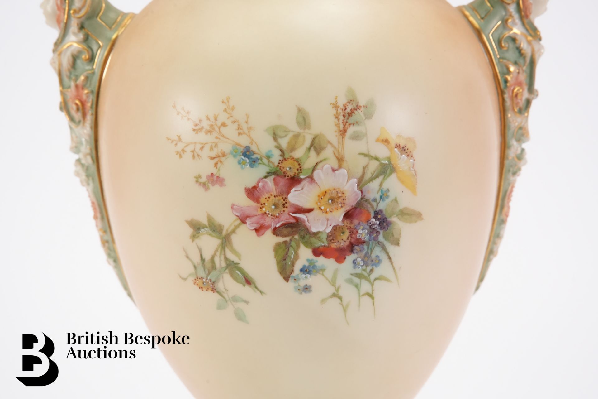 Royal Worcester Blush Ware Vase - Bild 8 aus 10