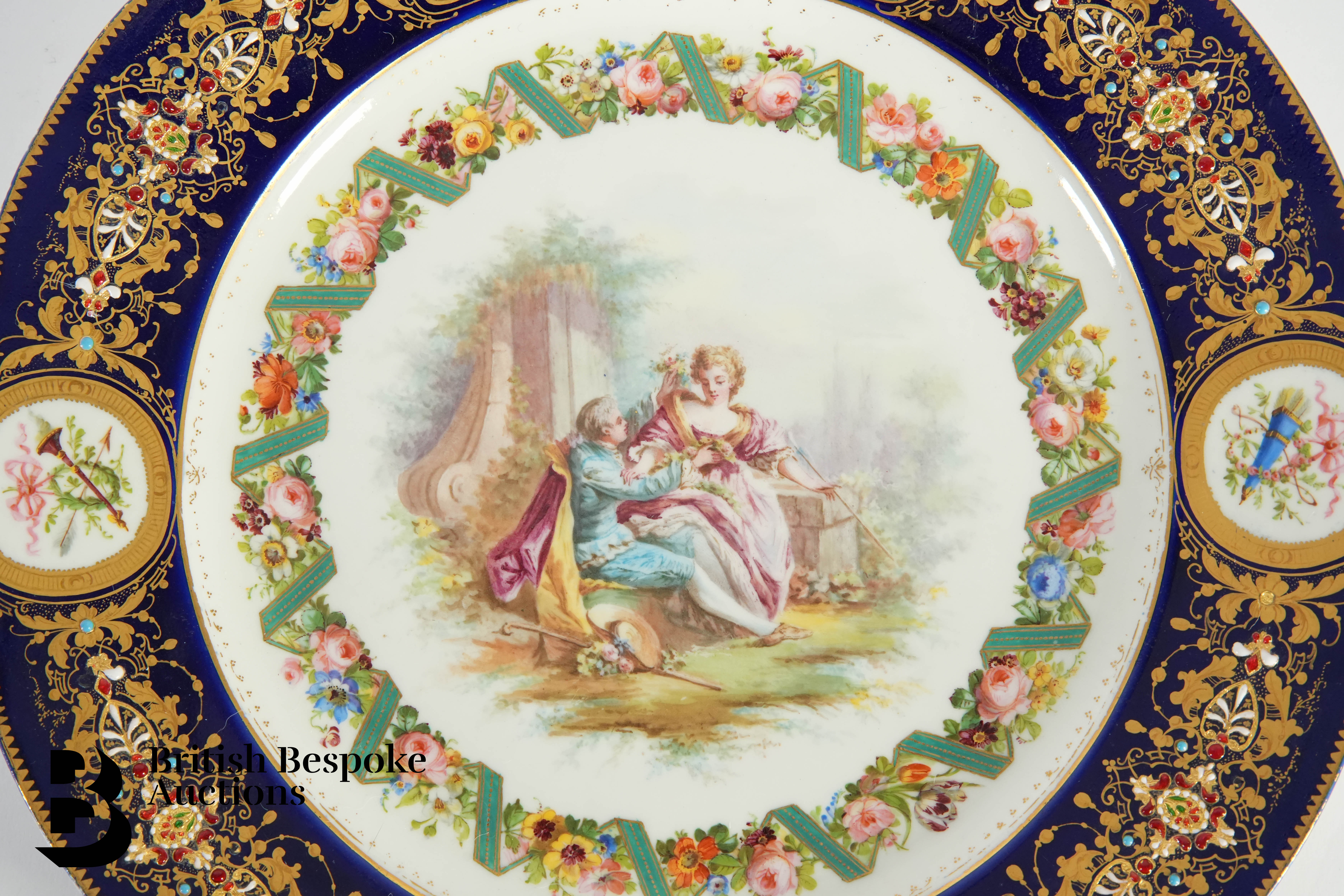 Sevres Cabinet Plate - Image 2 of 4