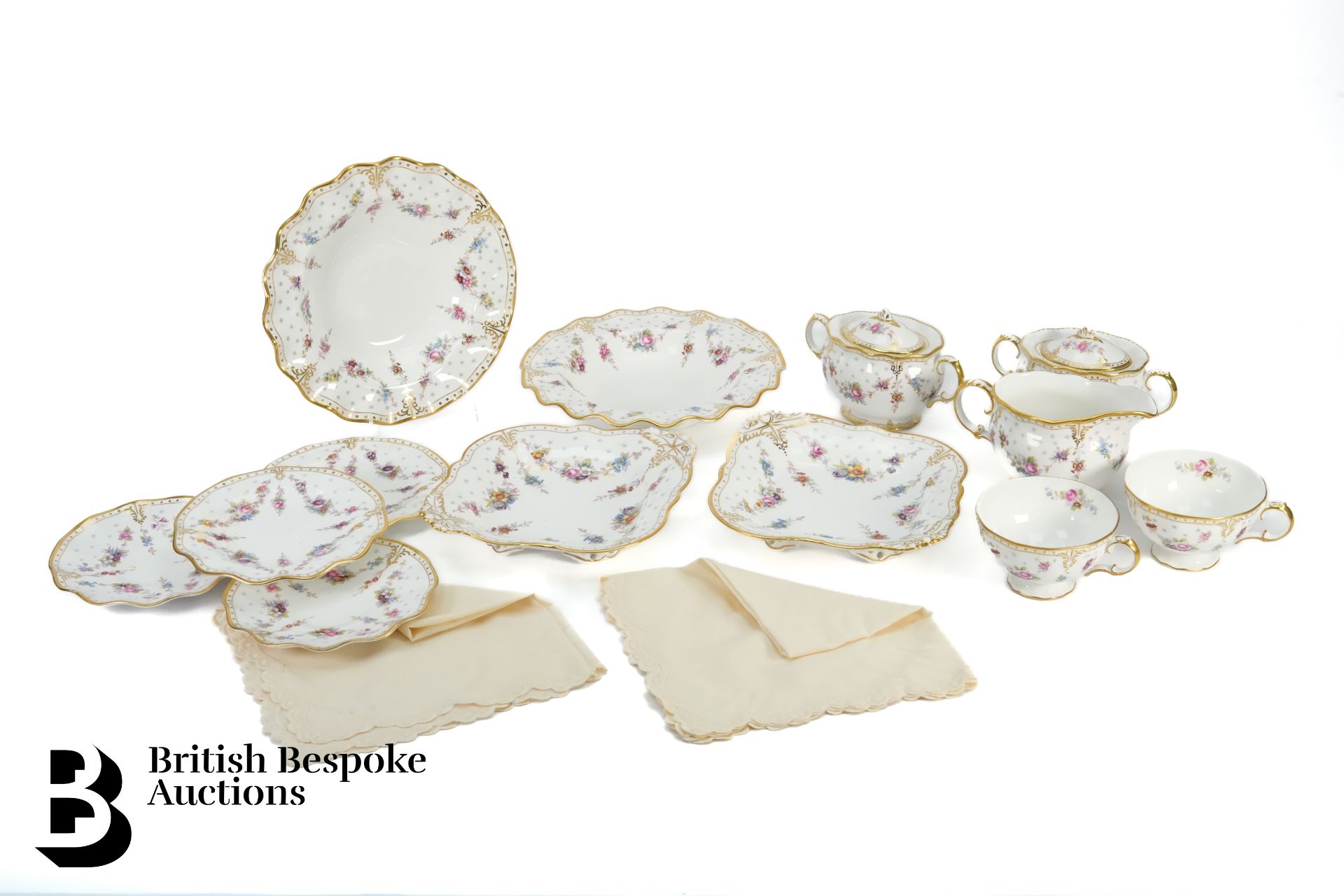 Part Royal Crown Derby Tea Set