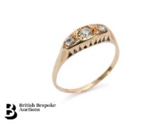 9ct Yellow Gold Diamond Ring