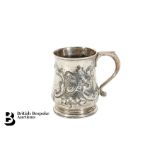 Silver Christening Mug