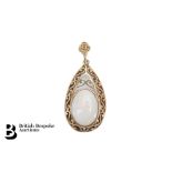 9ct Gold Opal Pendant