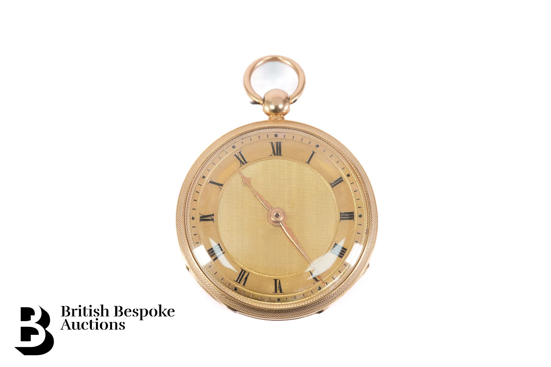 Swiss 18ct Open Faced Pocket Watch - Image 2 of 6