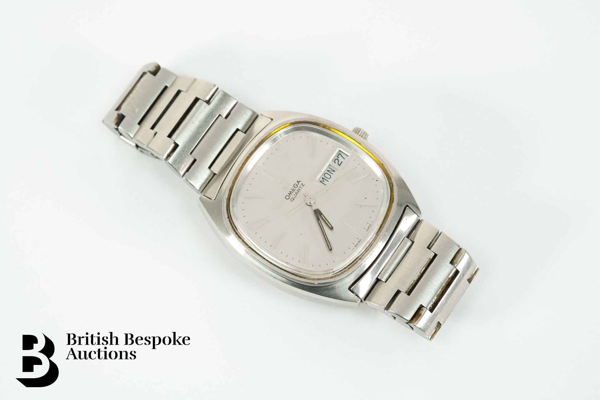 Stainless Steel Omega Wrist Watch - Image 2 of 4