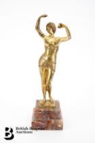 Gilt Metal Figurine