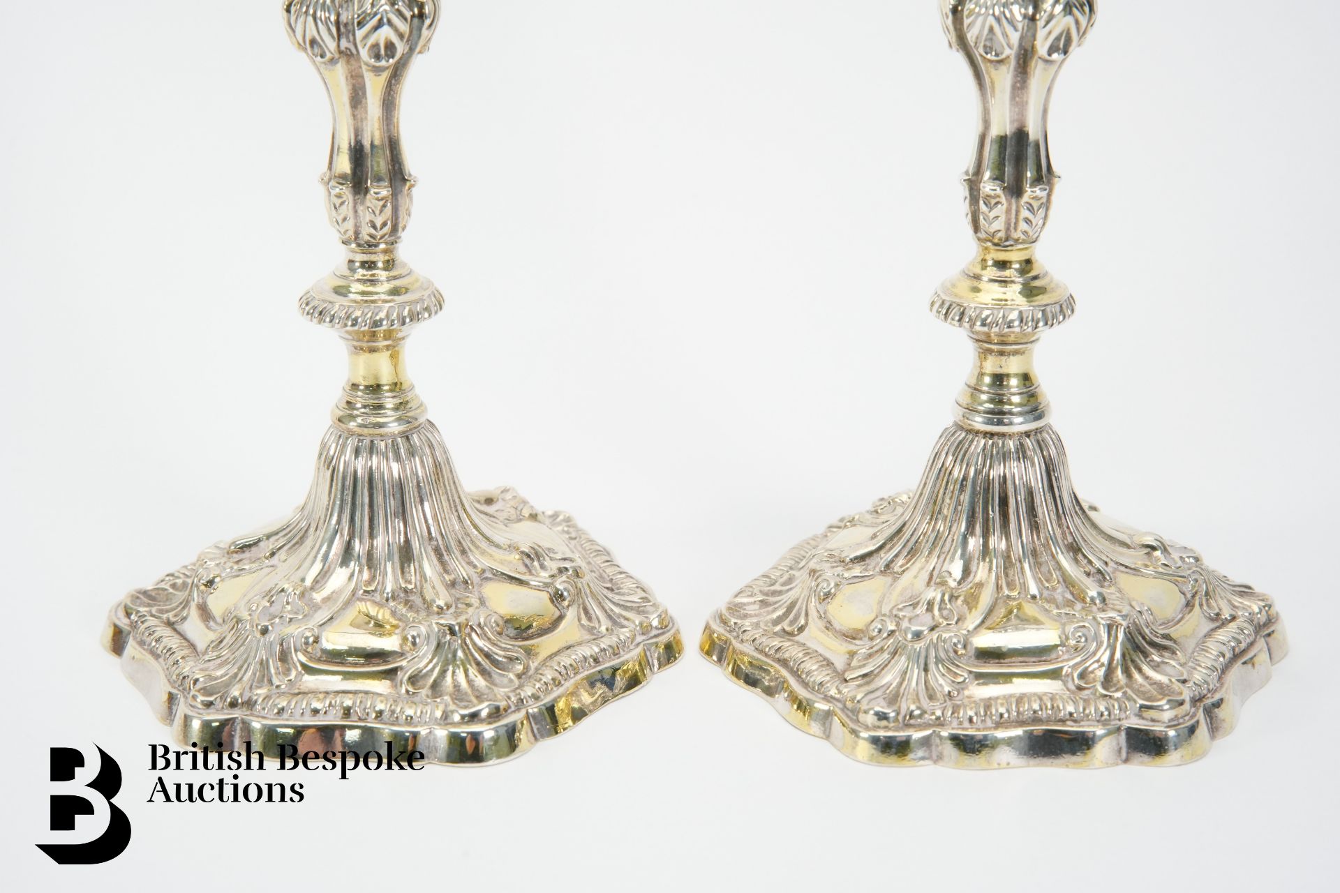 Near Pair of Silver Miniature Candlesticks - Image 2 of 3