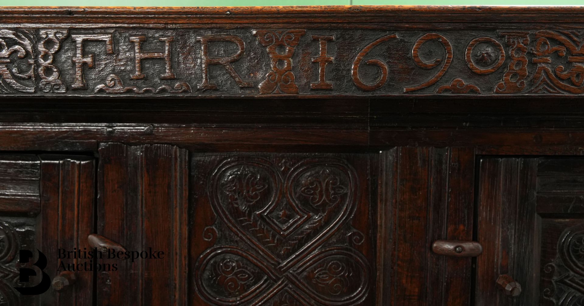 17th Century William III Oak Court Cupboard - Image 6 of 11