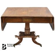 Regency Rosewood Sofa Table