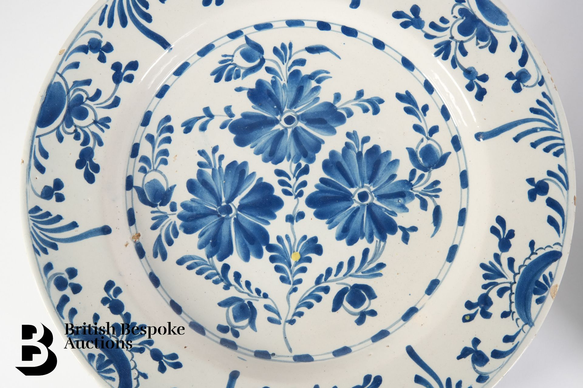 Chinese Blue and White Plate - Bild 2 aus 4