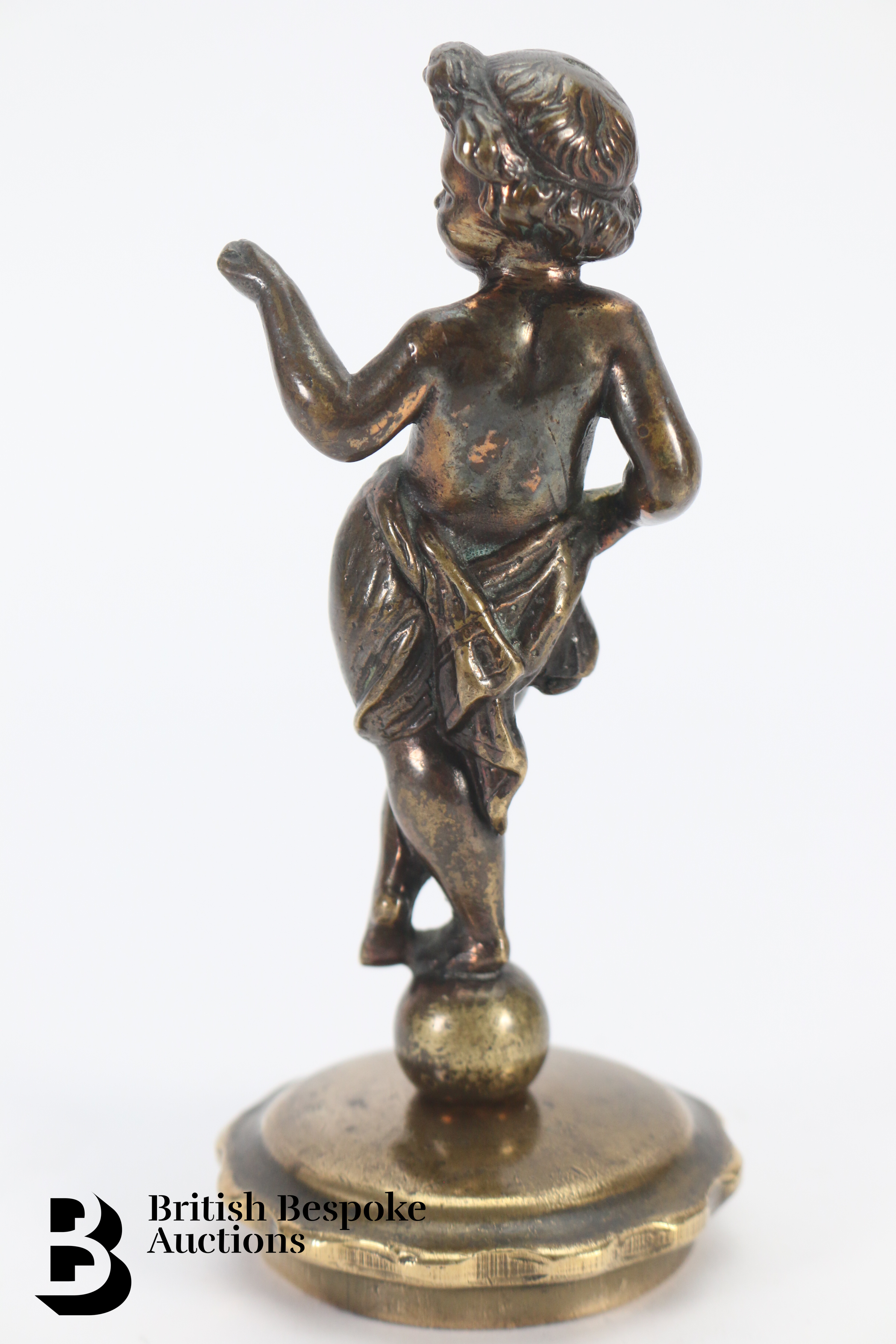 Bronze Cherub Mascot - Image 3 of 3