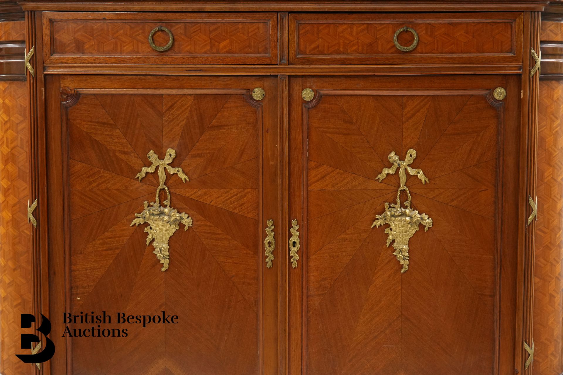 Pair of Parquetry Cabinets - Image 3 of 26