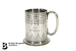 Victorian Silver Christening Mug