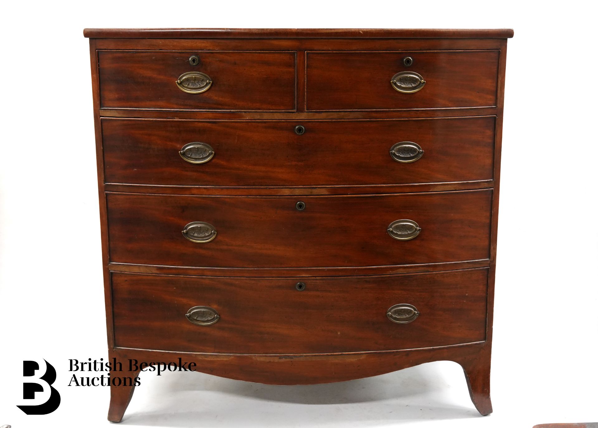 Victorian Mahogany Bow Fronted Chest of Drawers