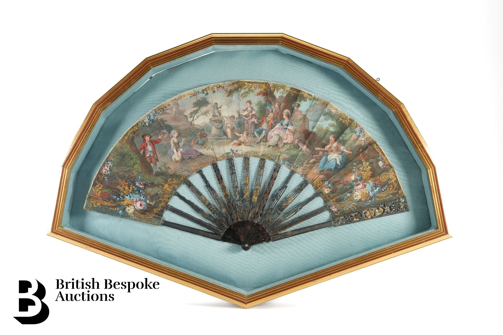 English 19th Century Tortoiseshell Fan