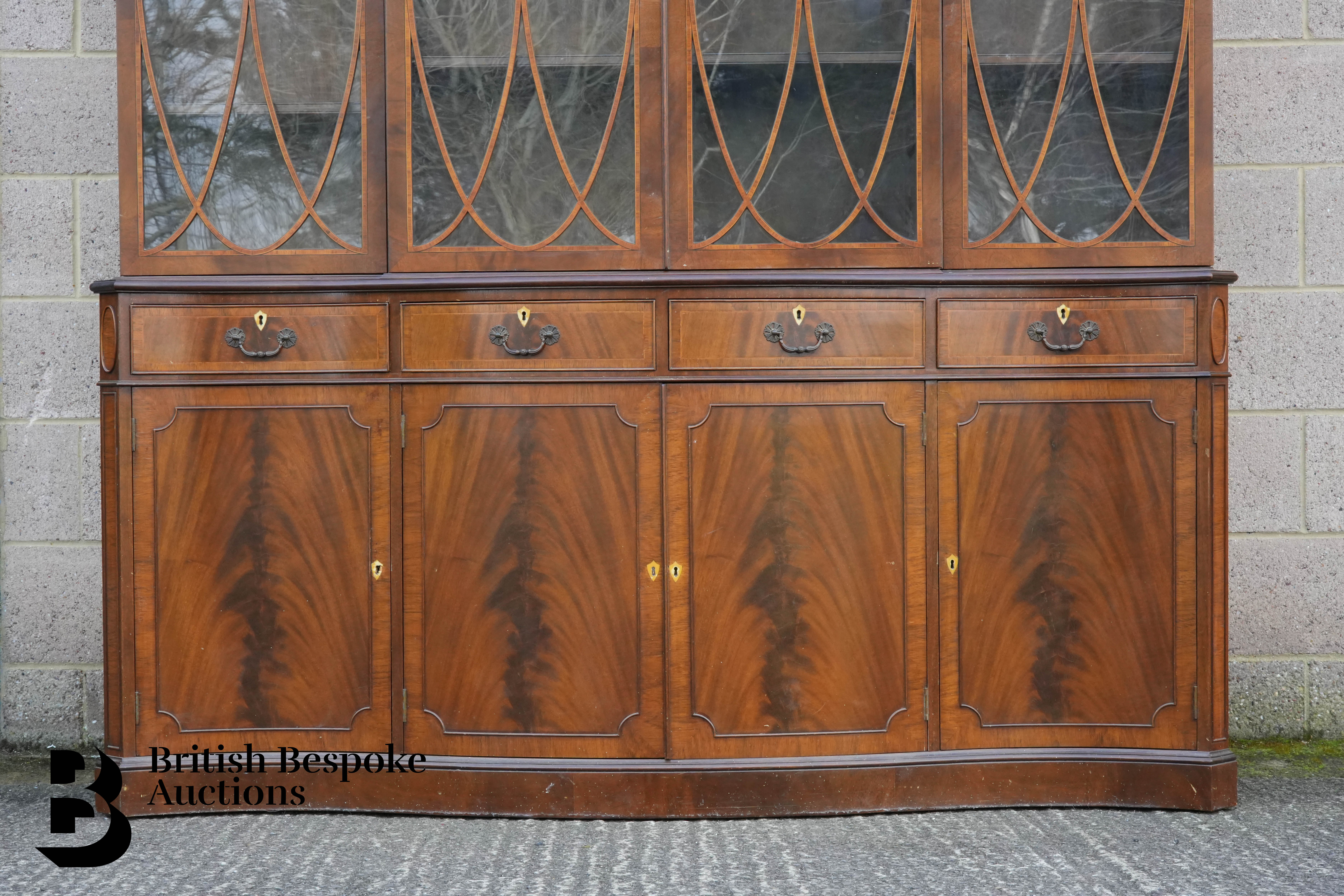 Early 20th Century Breakfront Book Case - Image 3 of 8