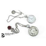 Victorian Silver Open Faced Pocket Watches