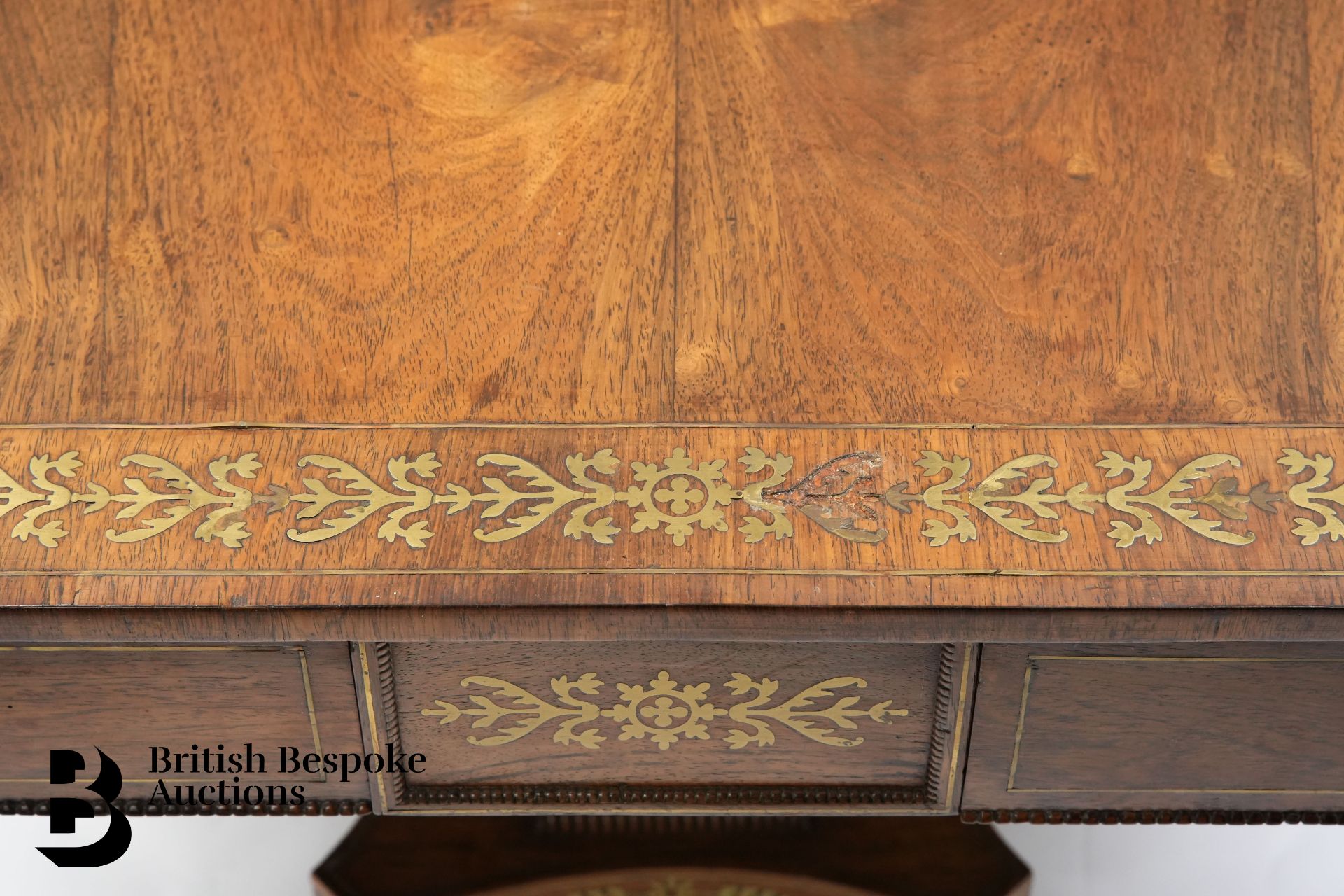 Regency Rosewood Sofa Table - Image 3 of 10