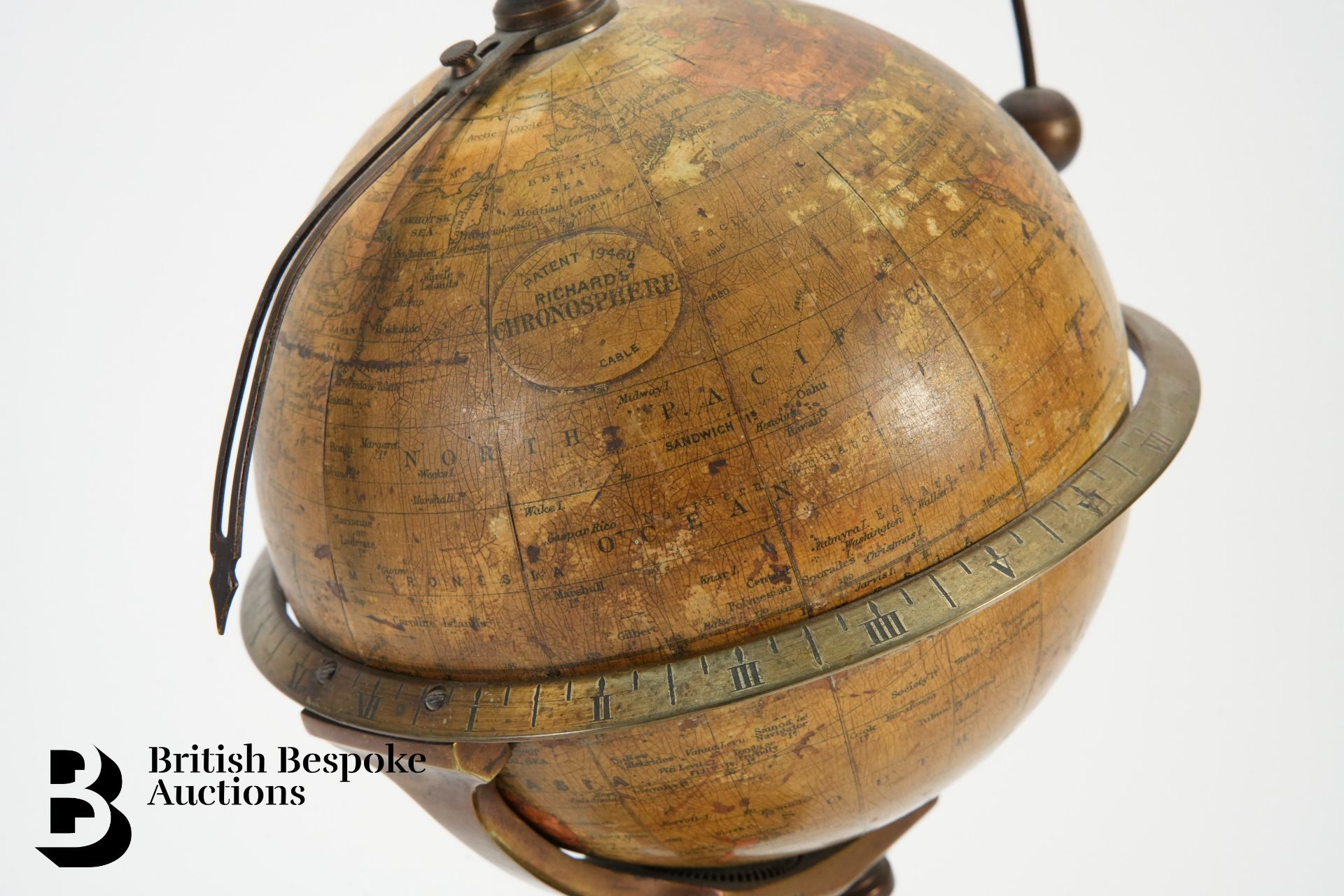19th Century Richard's Chronosphere Globe - Bild 4 aus 6