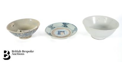 Three 17th and 18th Century Bowls