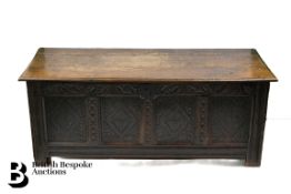 English 18th Century Oak Coffer