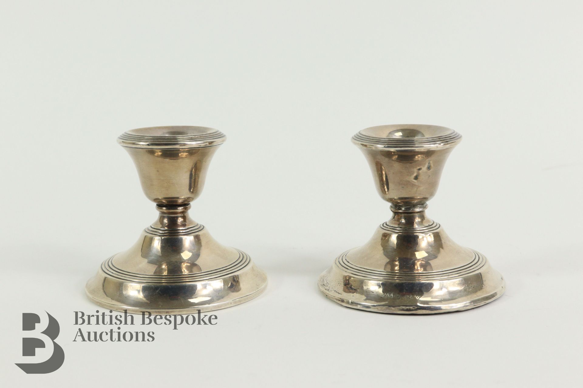 Pair of Silver Candlesticks - Image 4 of 5