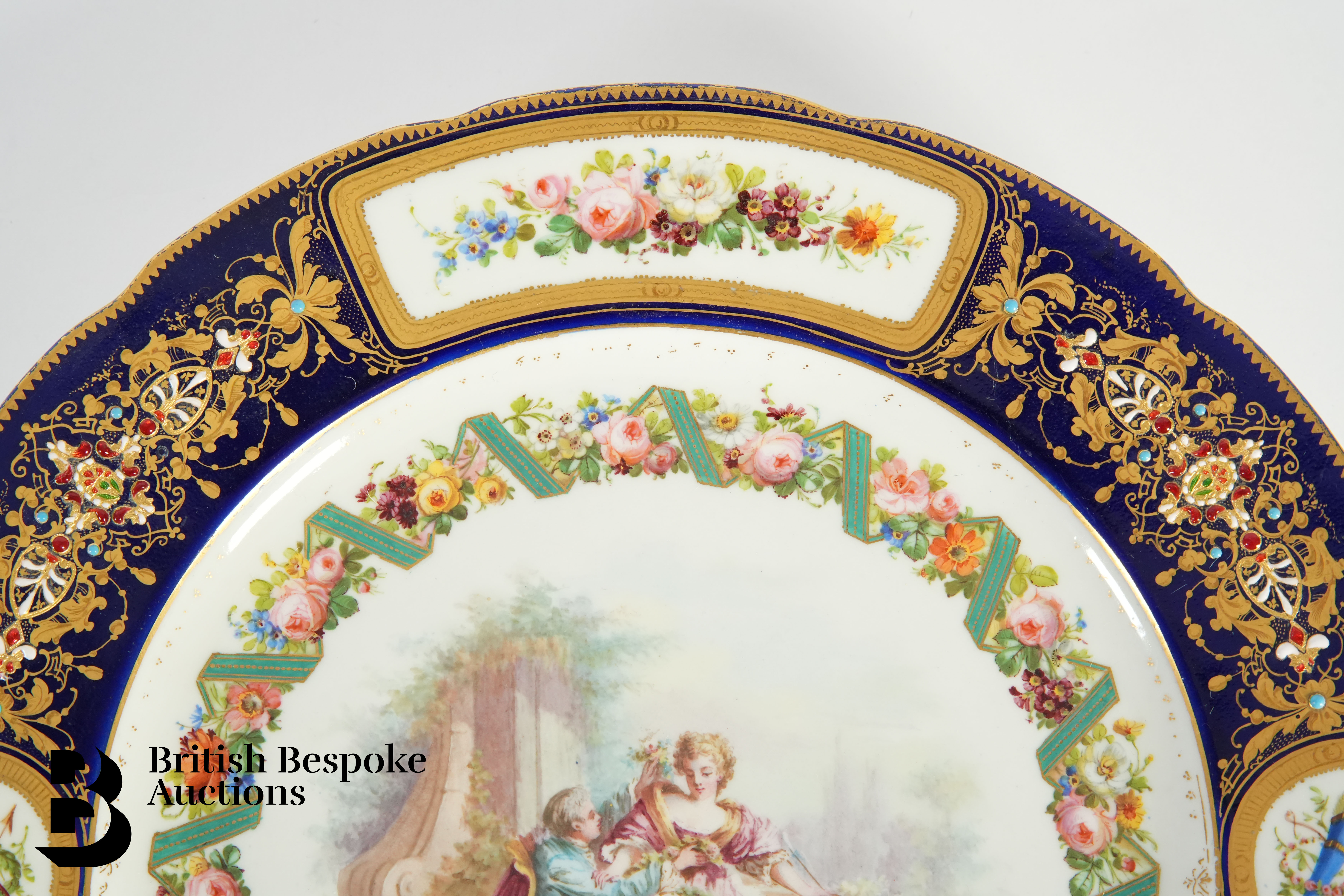 Sevres Cabinet Plate - Image 3 of 4