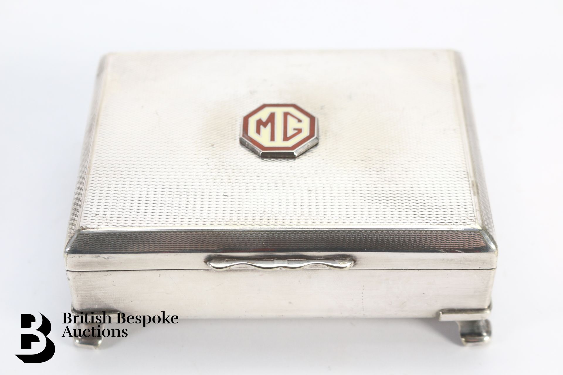 MG Sports Cars Art Deco Cigarette box