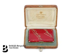 Russian Silver and Enamel Cigarette Case