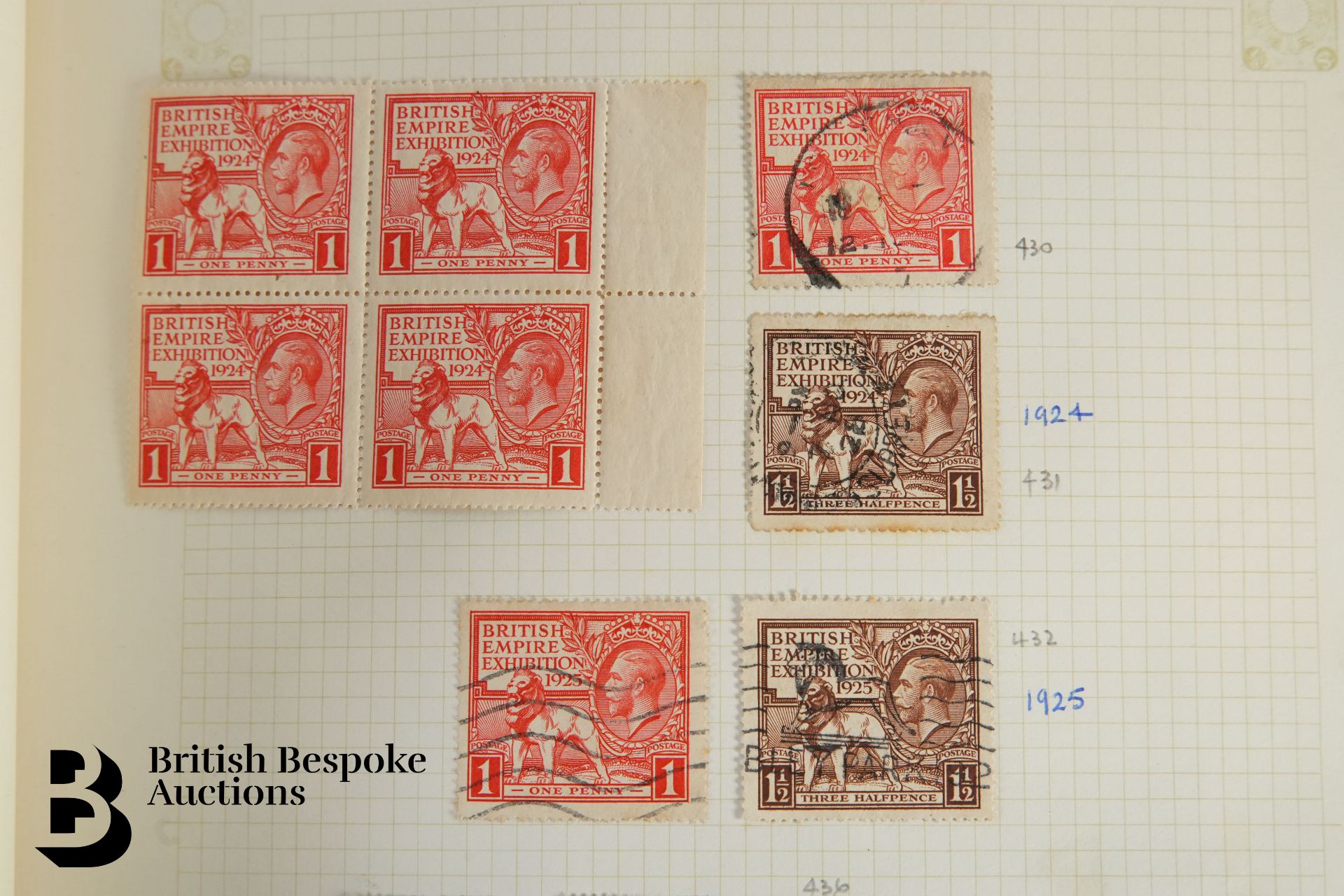 Two Albums of GB pre 1971 Stamps incl. Early High Values - Bild 9 aus 10