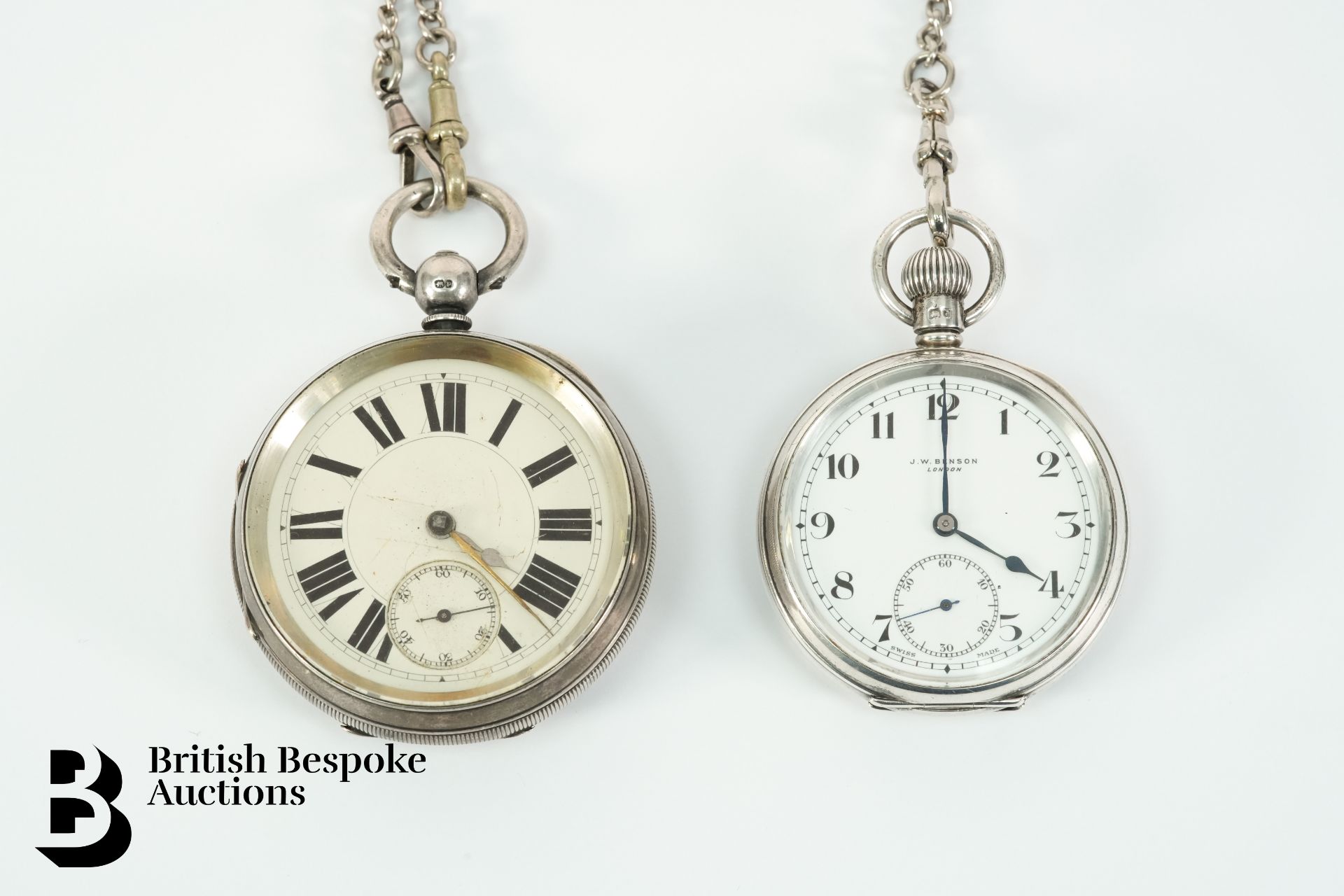 Victorian Silver Open Faced Pocket Watches - Image 3 of 5