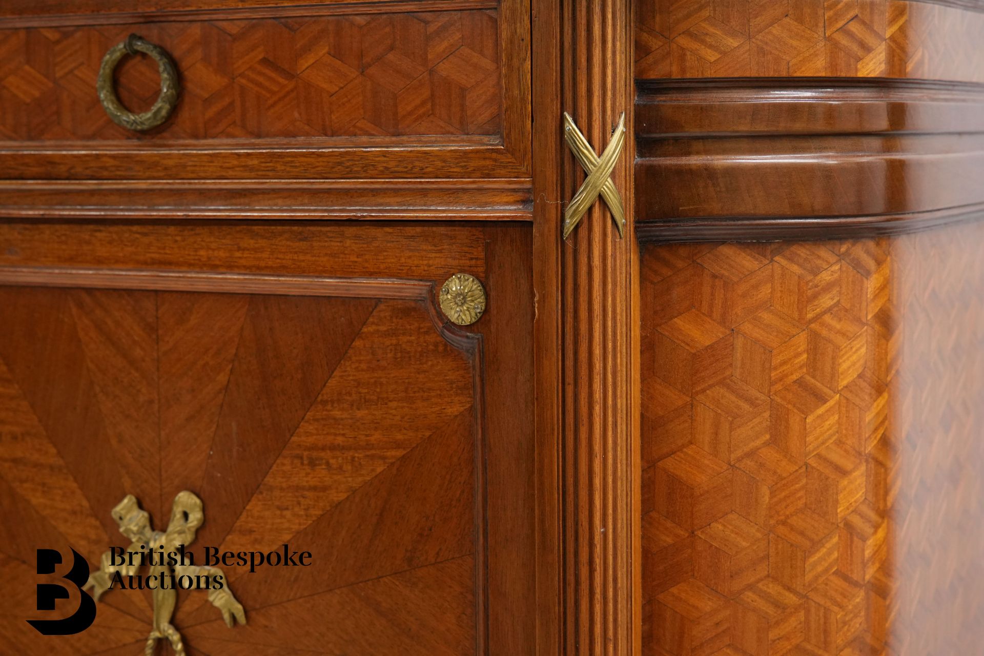 Pair of Parquetry Cabinets - Image 7 of 26