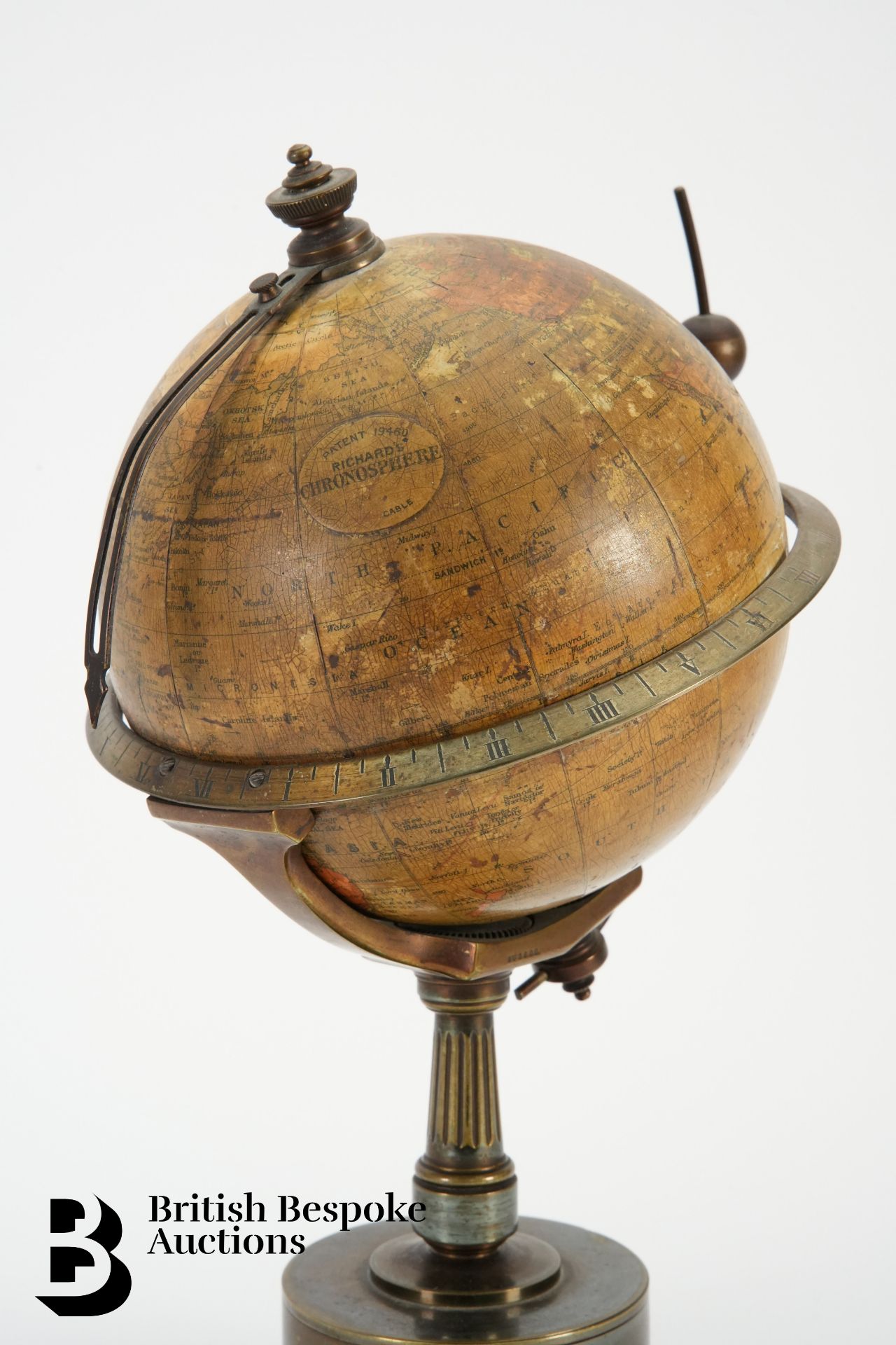 19th Century Richard's Chronosphere Globe - Bild 3 aus 6