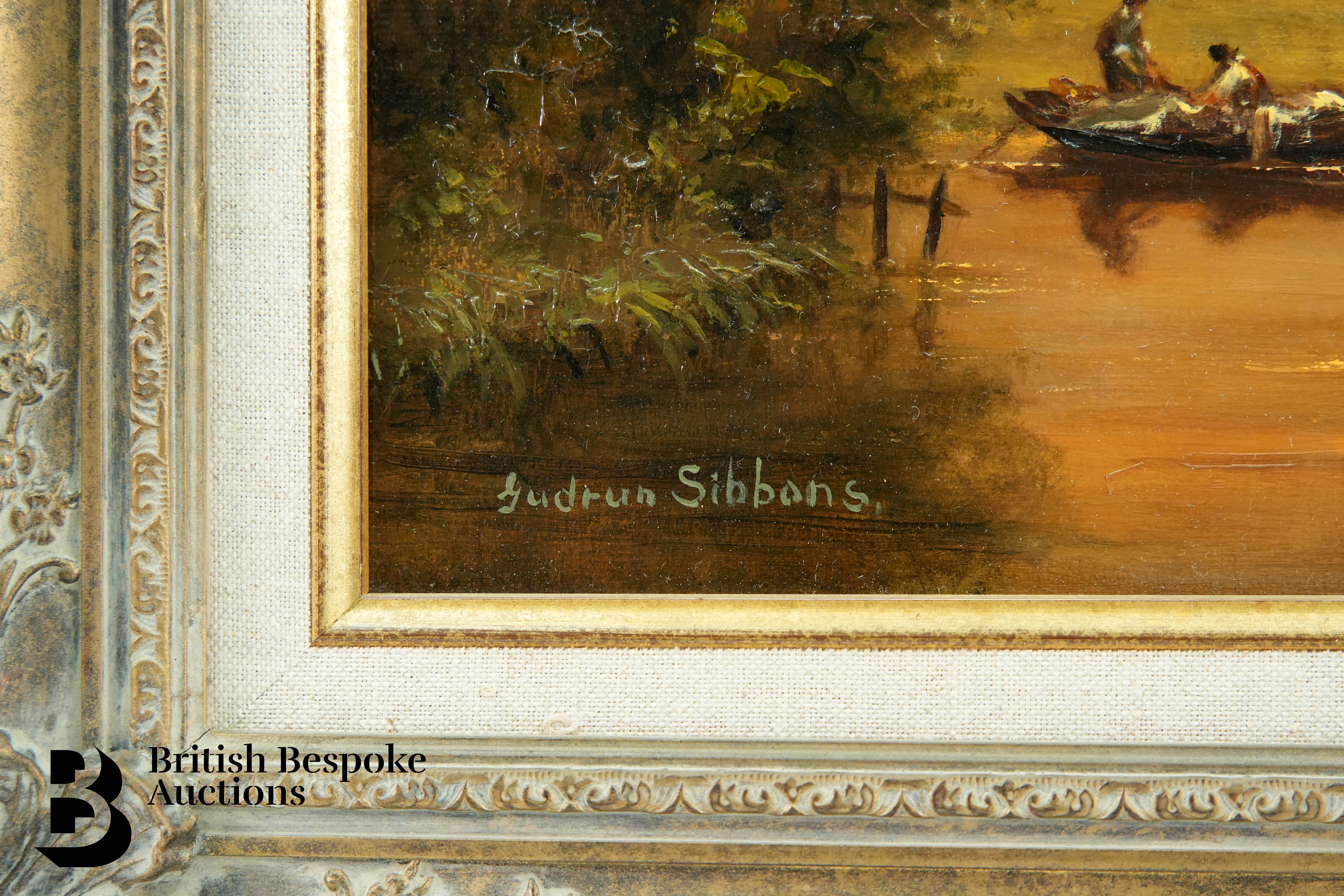 Gudrun Sibbons Oil on Board - Image 6 of 6