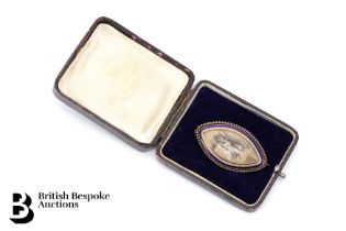 Georgian Mourning Brooch