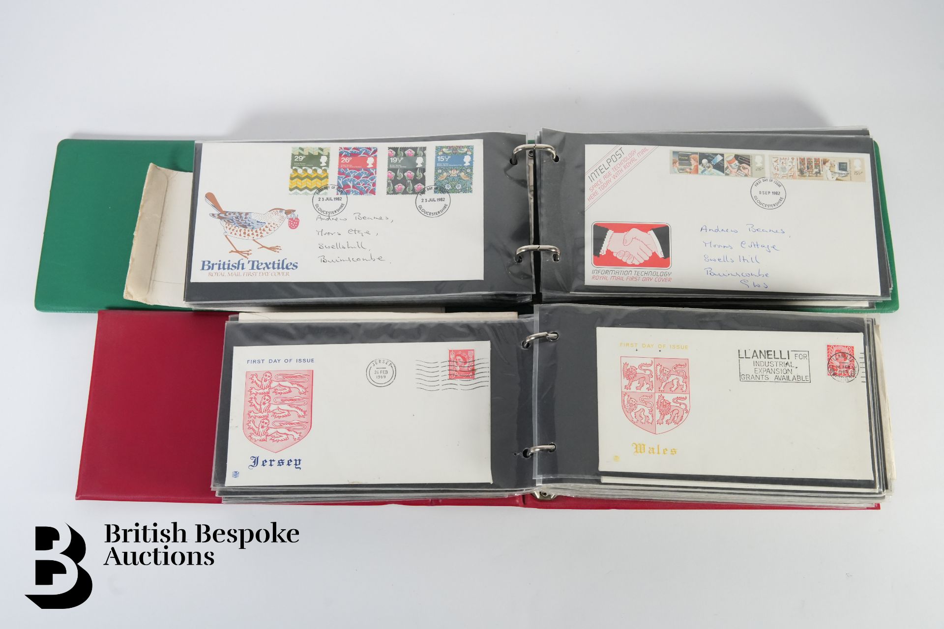 Two Albums of GB pre 1971 Stamps incl. Early High Values - Bild 3 aus 10