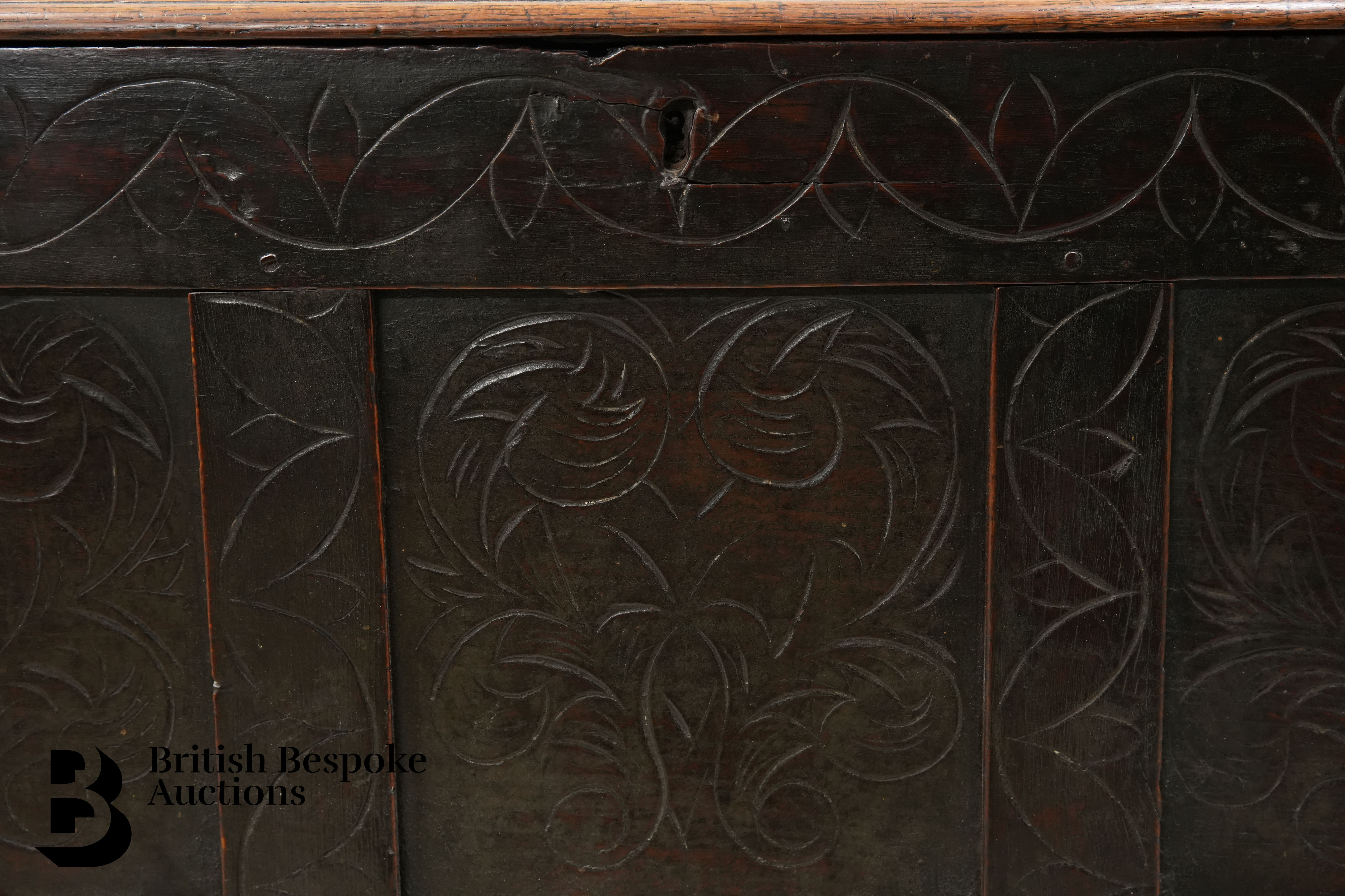 18th Century Oak Coffer - Image 3 of 7