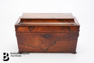 Georgian Rosewood Tea Caddy