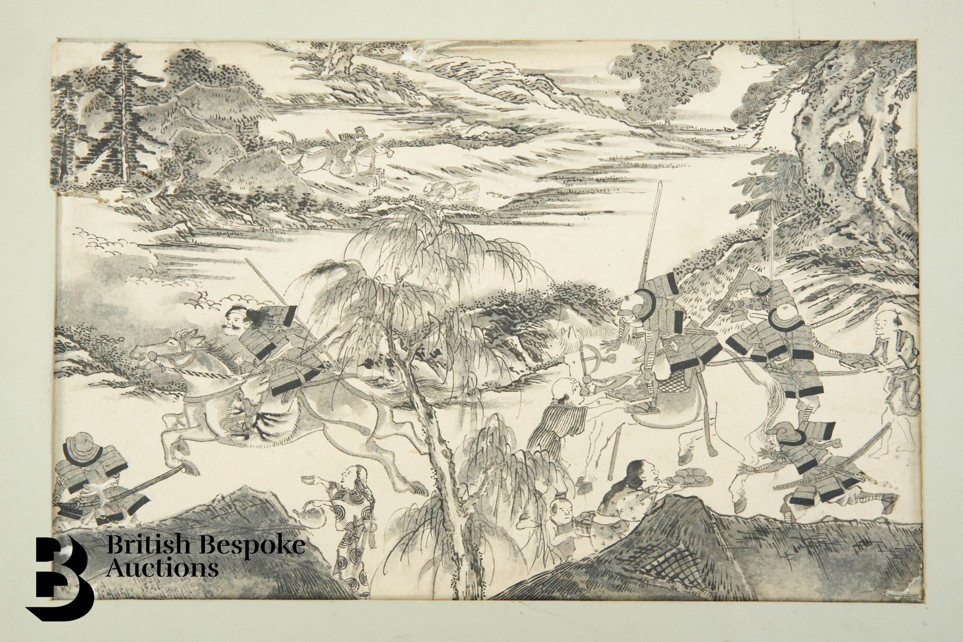 19th Century Japanese Watercolours - Bild 2 aus 5